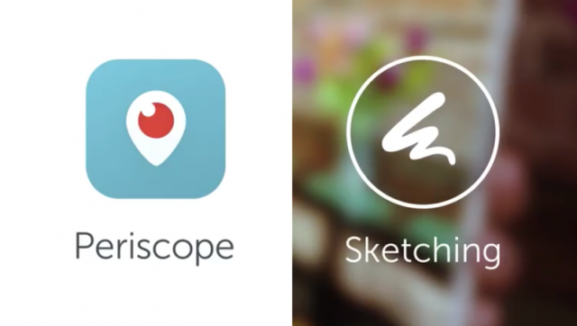 Periscope dessin en live