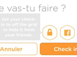 Swarm : Check-in privé