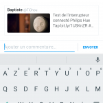 Twitter : Bouton de partage de tweet par DM - Message