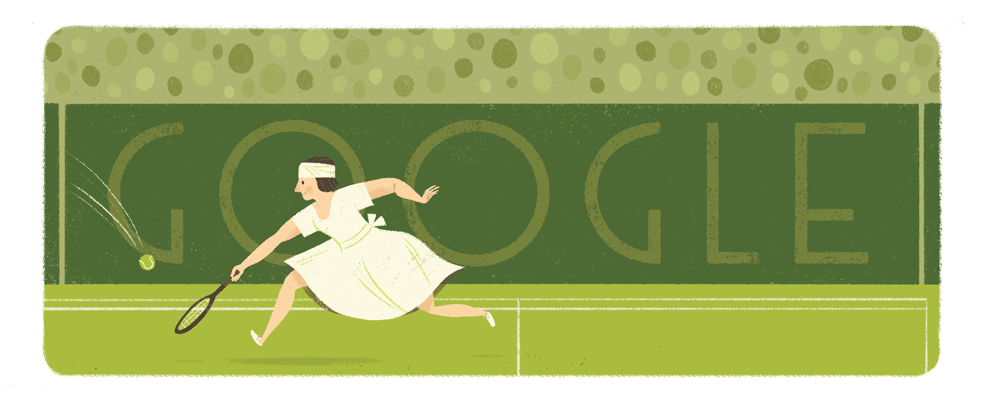 Google : Doodle Suzanne Lenglen