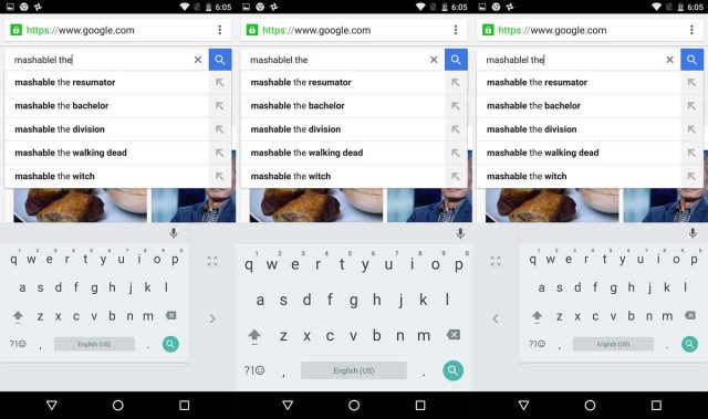 Clavier Android 5.0