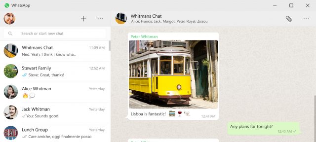 WhatsApp : Application desktop Mac & Windows