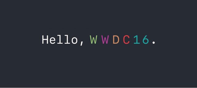 Apple : Keynote WWDC 2016