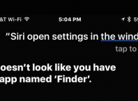 Apple : Siri - Finder de macOS
