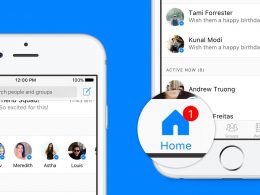 Facebook Messenger : Accueil de la messagerie