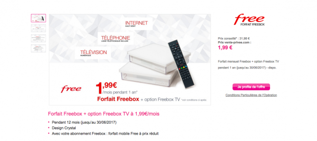 Freebox offre Crystal