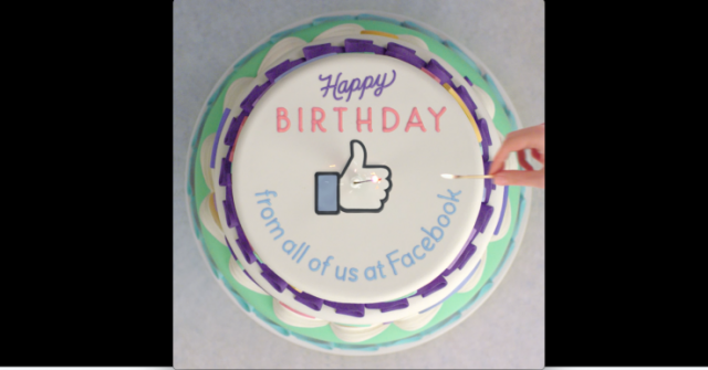 Facebook anniversaire video