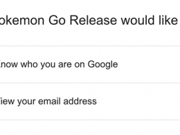 Pokémon Go : Permissions compte Google