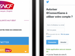 SNCF : Accès au Wifi via l'authentification Twitter