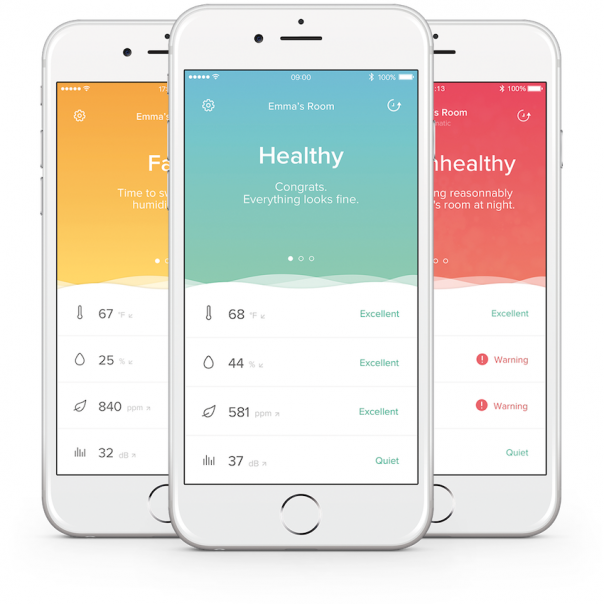 Netatmo Healthy Home Coach - Application mobile