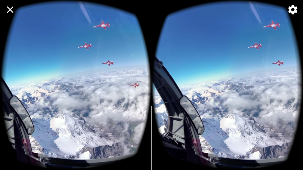 immersion avion de chasse VR