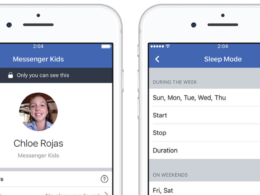 Facebook Messenger Kids : Sleep mode