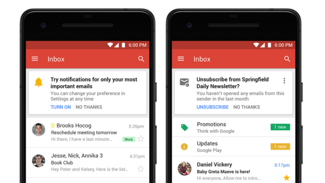 Gmail : Application mobile