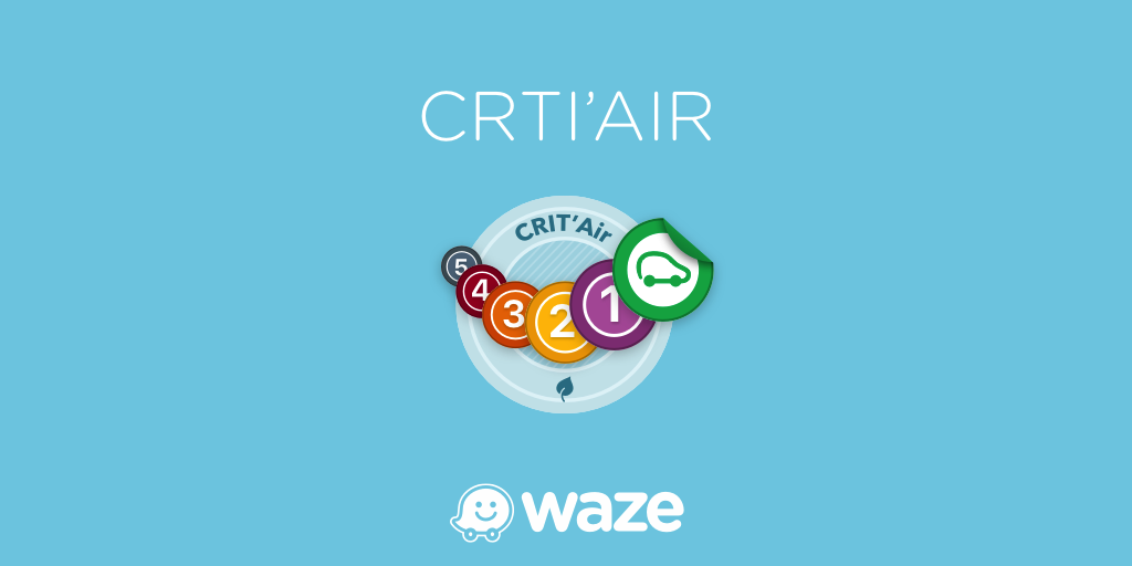 Waze supporte la vignette Crit’Air pour alerter en cas de pollution