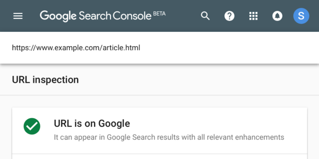 Google Search Console : L’outil d’inspection d’URL dévoilé