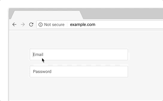 Google Chrome : HTTP - Site non-sécurisé