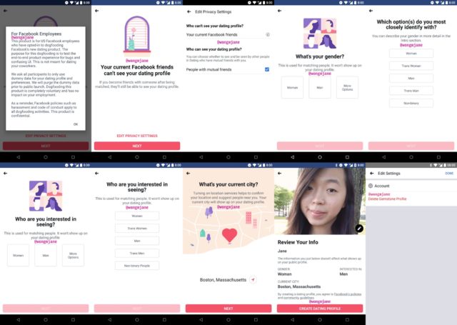 Facebook Dating : Application de rencontre