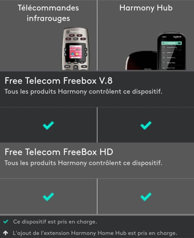 Logitech & Freebox V8