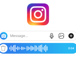 Instagram Direct : Message vocal