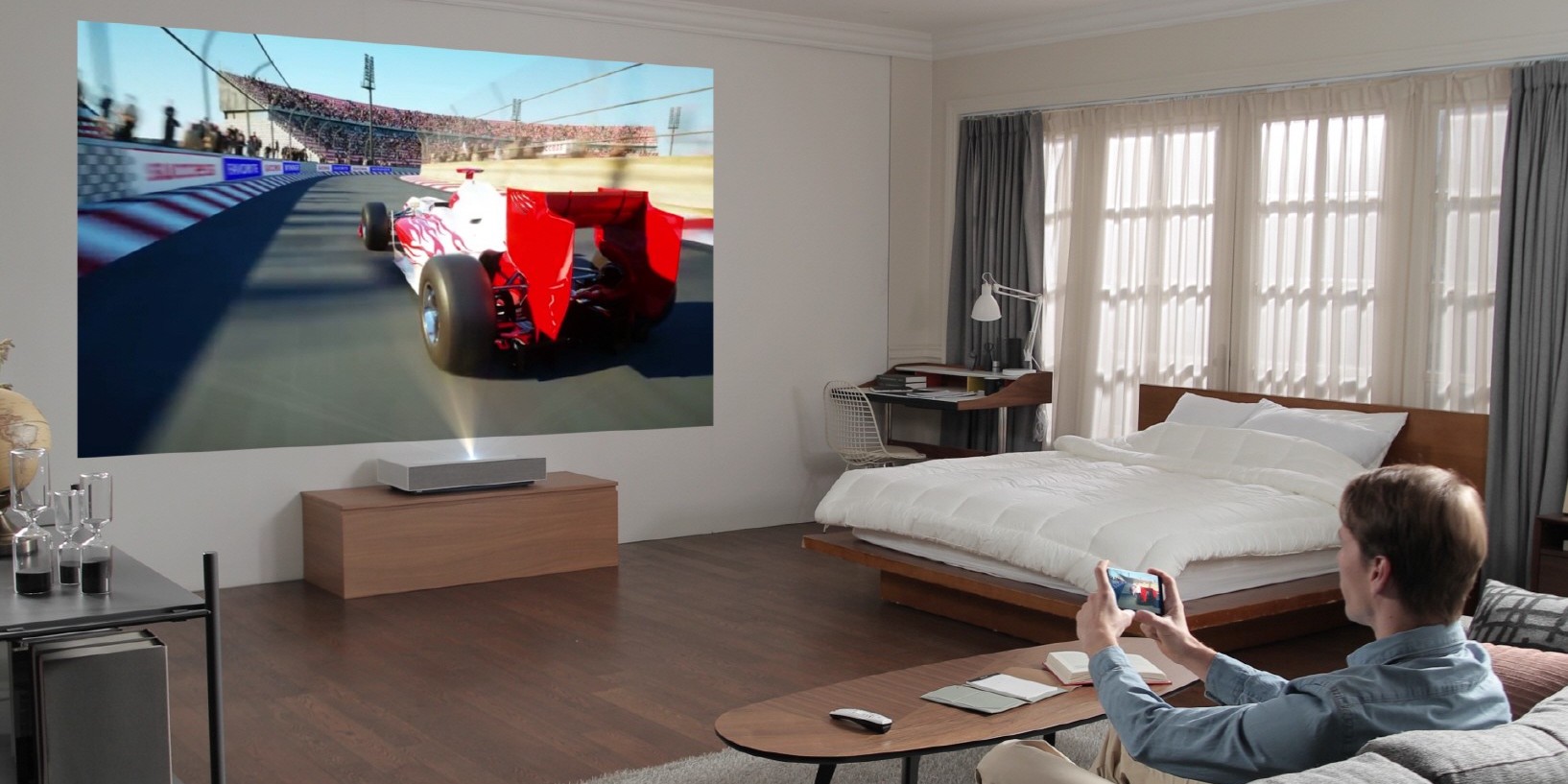 LG CineBeam Laser 4K Le vidéoprojecteur à ultra courte focale Life