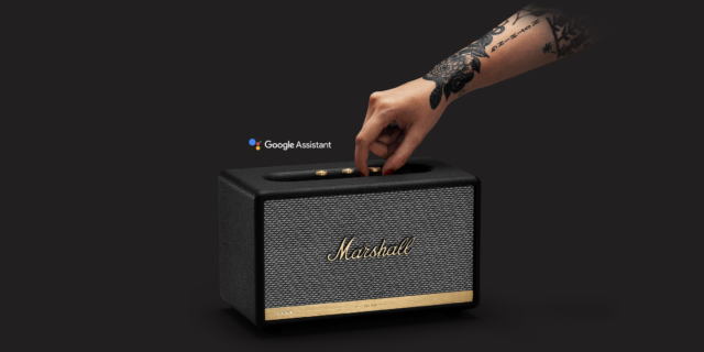 Marshall : Enceinte connectée avec Google Assistant