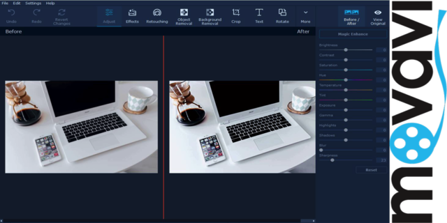Movavi Photo Editor : Débutants, sublimez vos photos