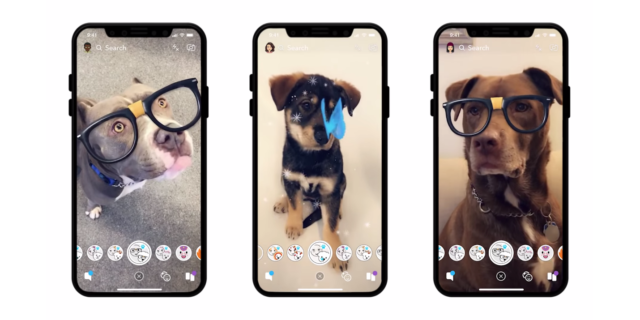 Snapchat : Lens pour chiens