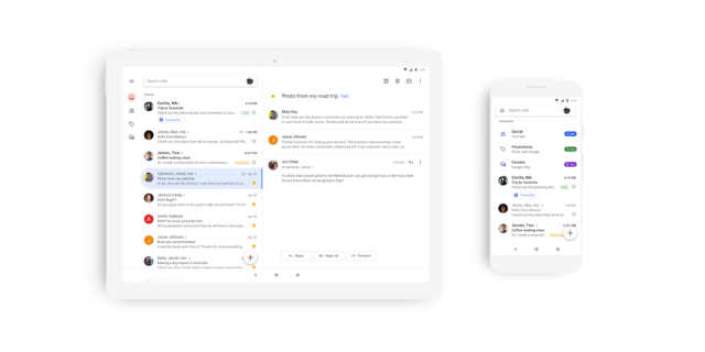 Gmail : Mise à jour en Material Design de l’app mobile