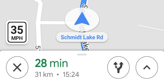 Google Maps : La vitesse max autorisée affichée dans l’app