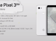 Google Pixel 3 Lite : Spécifications techniques