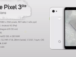 Google Pixel 3 Lite : Spécifications techniques