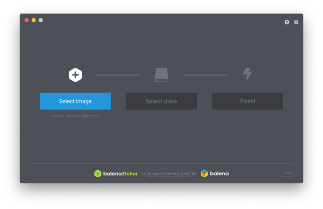 Etcher : Image disque