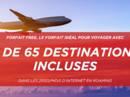 Free Mobile : Roaming à l'international pour plus de 65 destinations