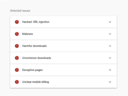 Google Search Console : Problèmes de sécurité