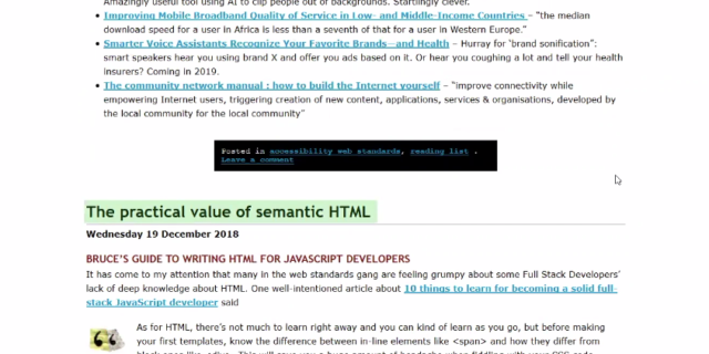 HTML sémantique