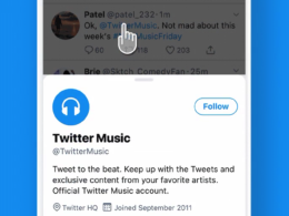 Twitter : Popin de profil utilisateur depuis la timeline