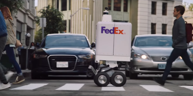 FedEx dévoile à son tour son robot de livraison autonome