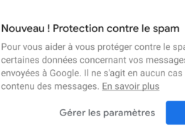 Google Messages : Protection contre le spam sur Android