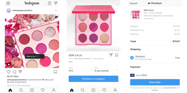 Instagram Checkout