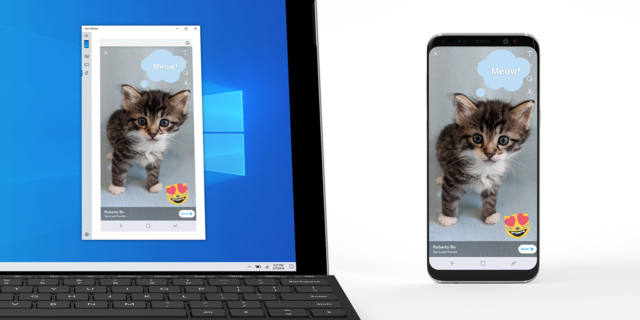 Microsoft Windows 10 : Mirroring Android