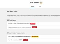 WordPress Health Check