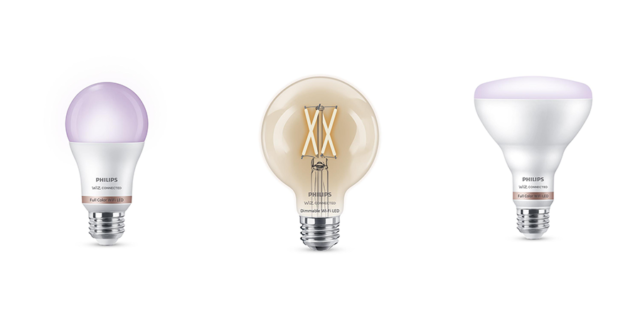 Philips WiZ : Nouvelle gamme d’ampoules LED connectées Wi-Fi sans pont