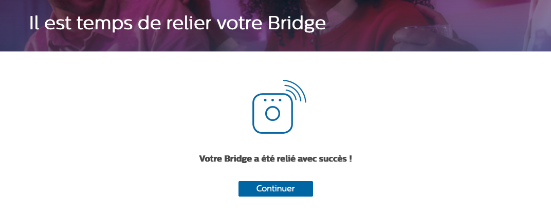 Domotique : Lier son pont Hue (Bridge) à son compte Hue - WebLife